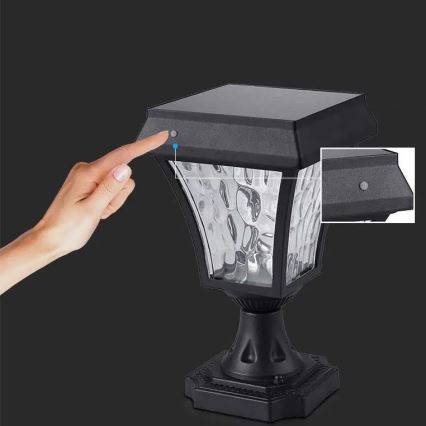 LED solcellslampa 3i1 LED/2W/5,5V 3000K/6000K IP65 2200 mAh