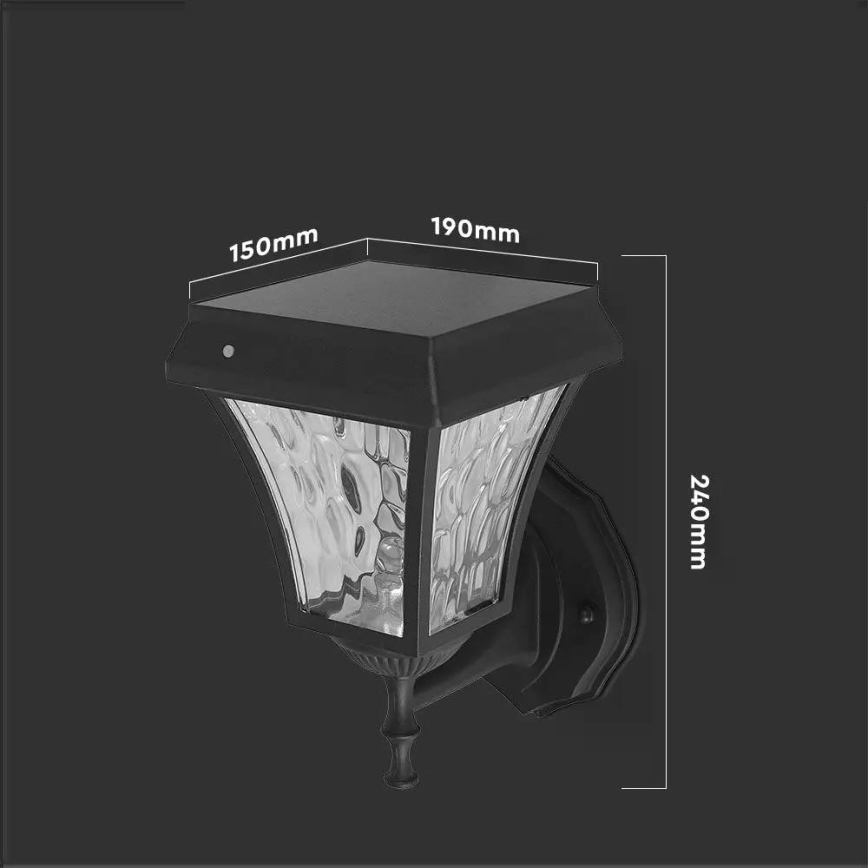 LED Solcellslampa 3i1 LED/2W/5,5V IP65