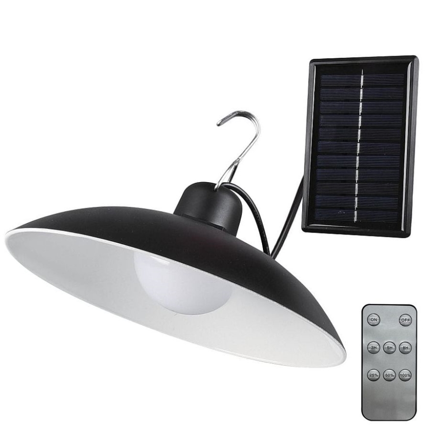 LED solcellslampa CELINA LED/1,8W/3,7V 2400 mAh IP44 + fjärrkontroll