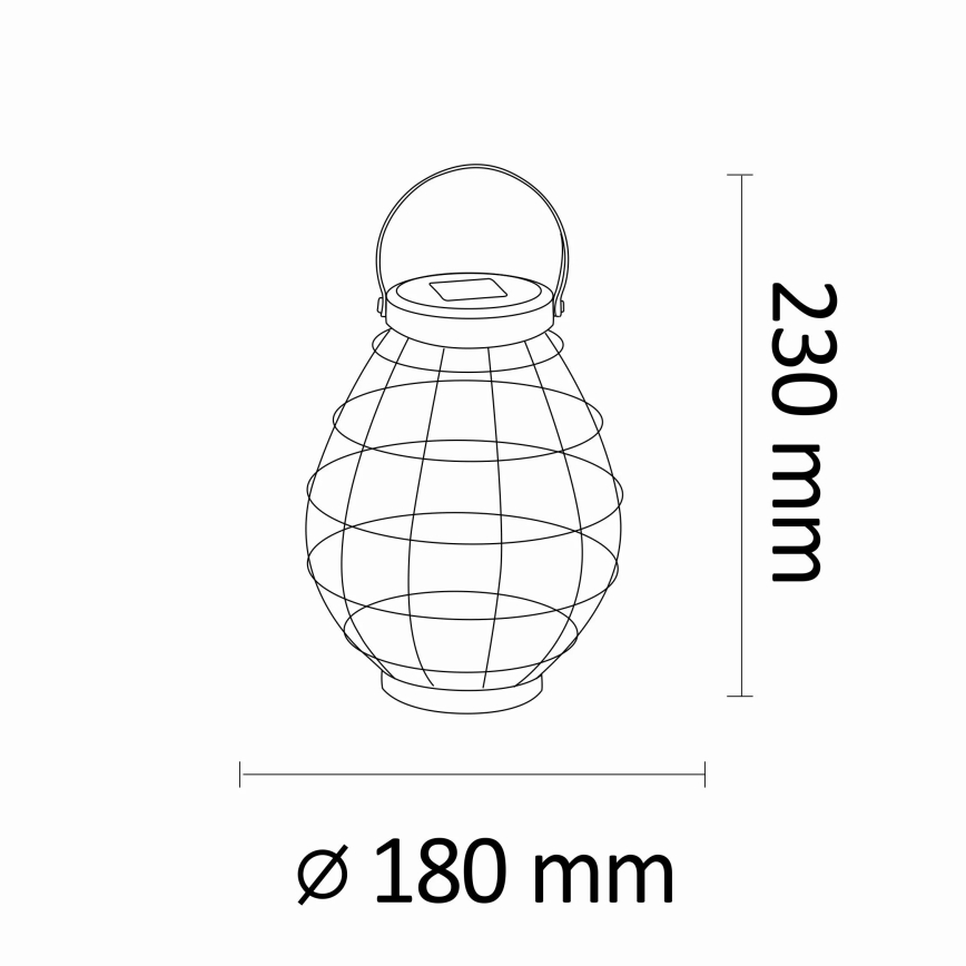 LED solcellslampa KOGE LED/1,2V IP44
