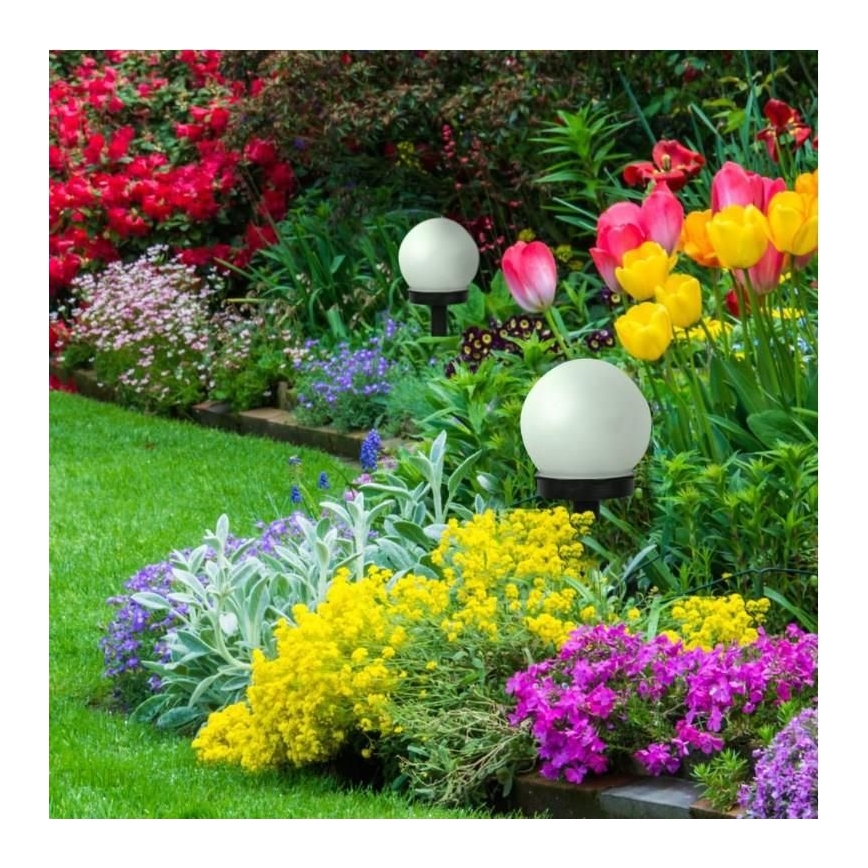 LED solcellslampa KULA LED/1,2V IP44