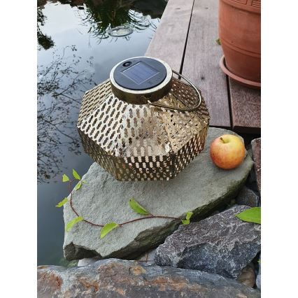 LED Solarlampa LAURA 1xE27/1,2V 300 mAh IP44