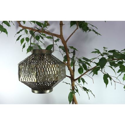 LED Solarlampa LAURA 1xE27/1,2V 300 mAh IP44