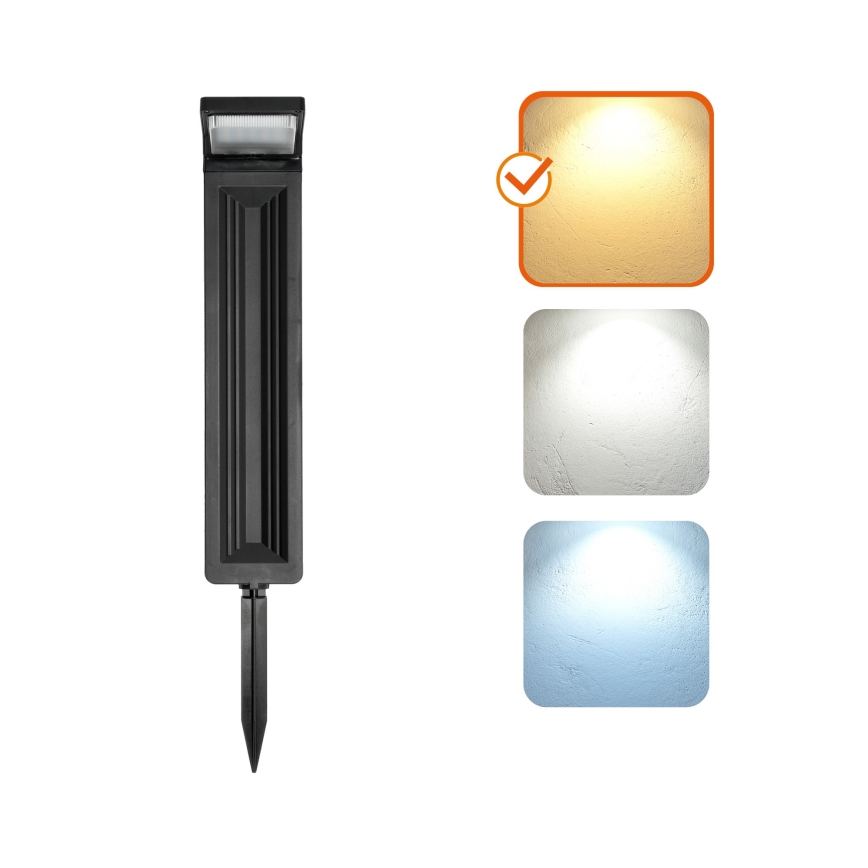 LED solcellslampa LED/0,2W/3,7V 6500K IP44 2200 mAh