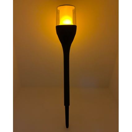 LED-solcellslampa LED/1,2 V 800 mAh IP44 svart