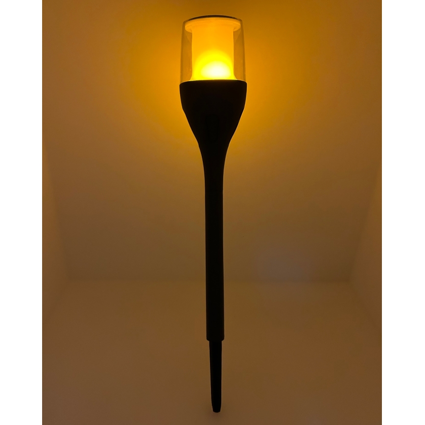 LED-solcellslampa LED/1,2 V 800 mAh IP44 svart