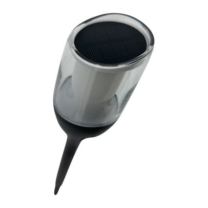 LED-solcellslampa LED/1,2 V 800 mAh IP44 svart