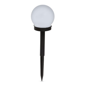 LED Solcellslampa LED/1,2V 40mAh IP44 svart