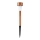 LED solcellslampa LED/2V 40 mAh IP44 koppar