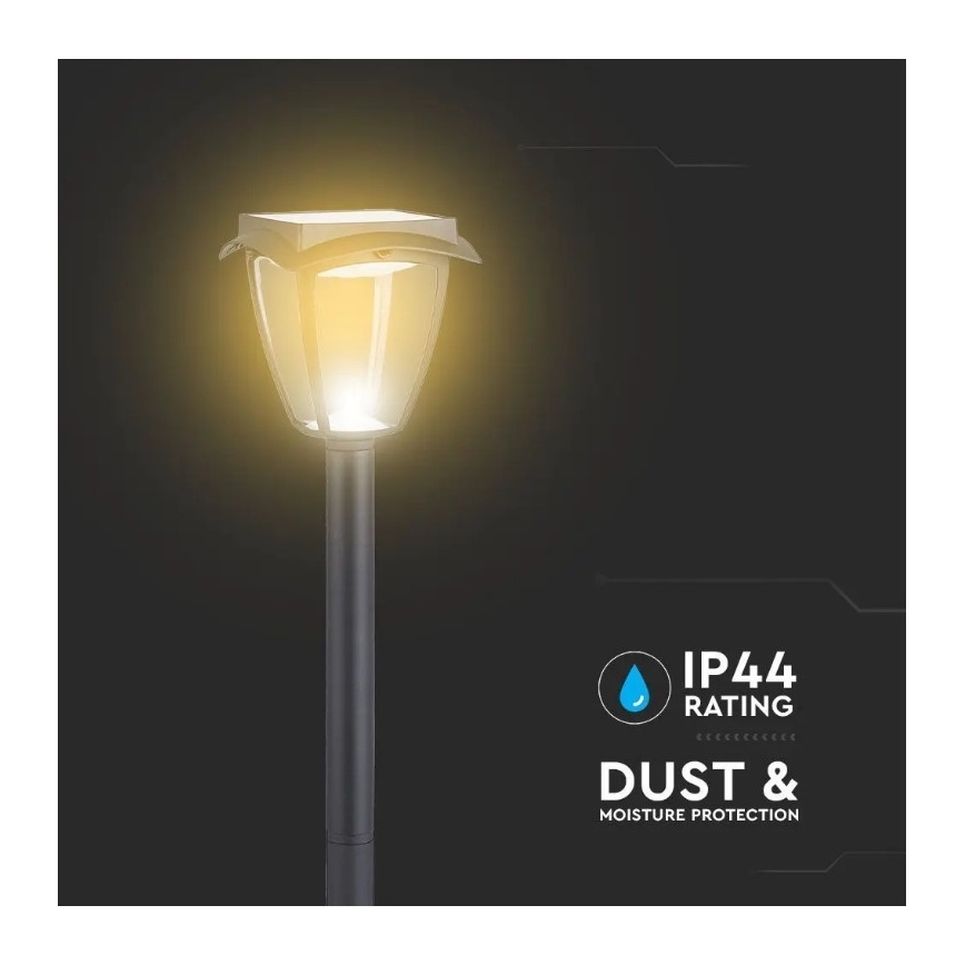 LED Solcellslampa LED/2W/230V 93 cm 3000/6000K IP65