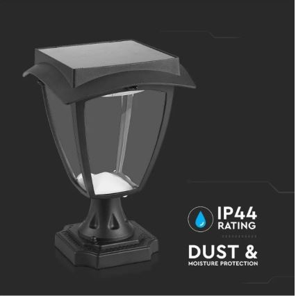 LED solcellslampa LED/2W/3,7V 3000/6000K IP65
