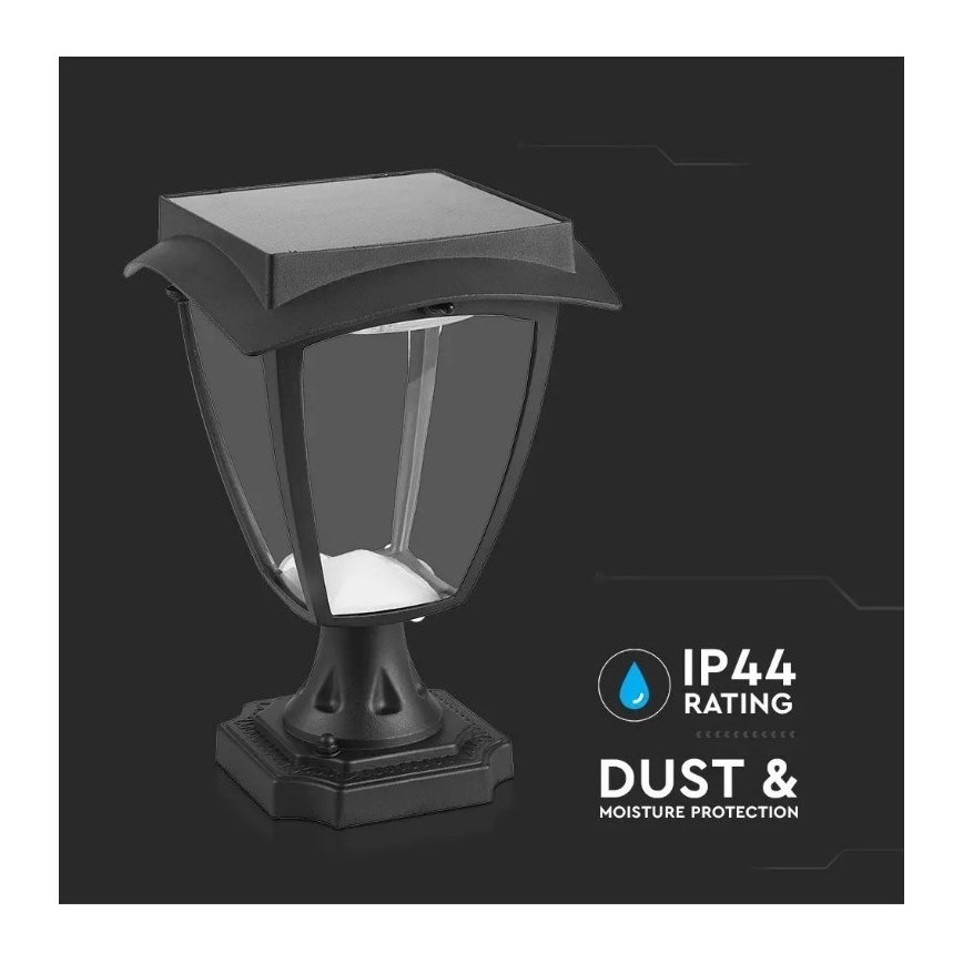 LED solcellslampa LED/2W/3,7V 3000/6000K IP65