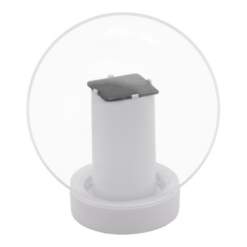 LED Solcellslampa LED/900mAh IP68 vit