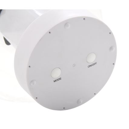 LED Solcellslampa LED/900mAh IP68 vit