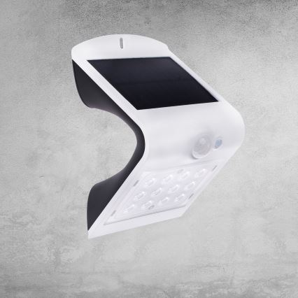 LED Solcellslampa med rörelse- och skymningssensor LED/1,5W/1200 mAh 3,7V IP65