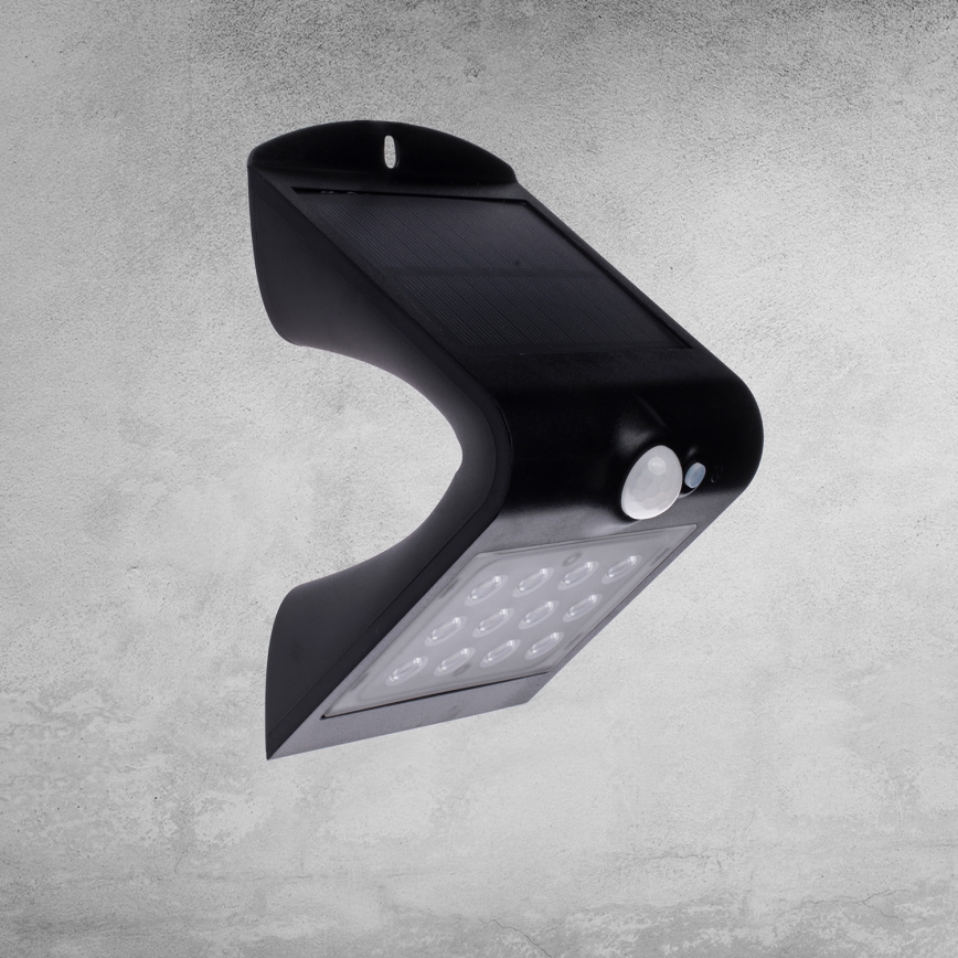 LED Solcellslampa med rörelse- och skymningssensor LED/1,5W/1200 mAh 3,7V IP65