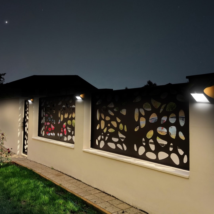 LED Solcellslampa med rörelse- och skymningssensor LED/3,2W/2000 mAh 3,7V IP65