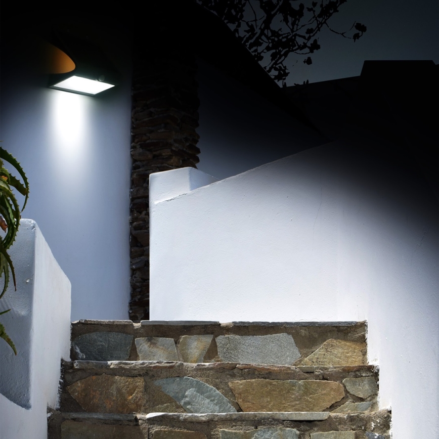 LED Solcellslampa med rörelse- och skymningssensor LED/6,8W/4000 mAh 3,7V IP65