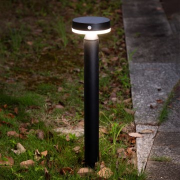 LED solcellslampa med sensor GWINEA LED/4,5W/3,7V 2000 mAh 50 cm IP44 svart