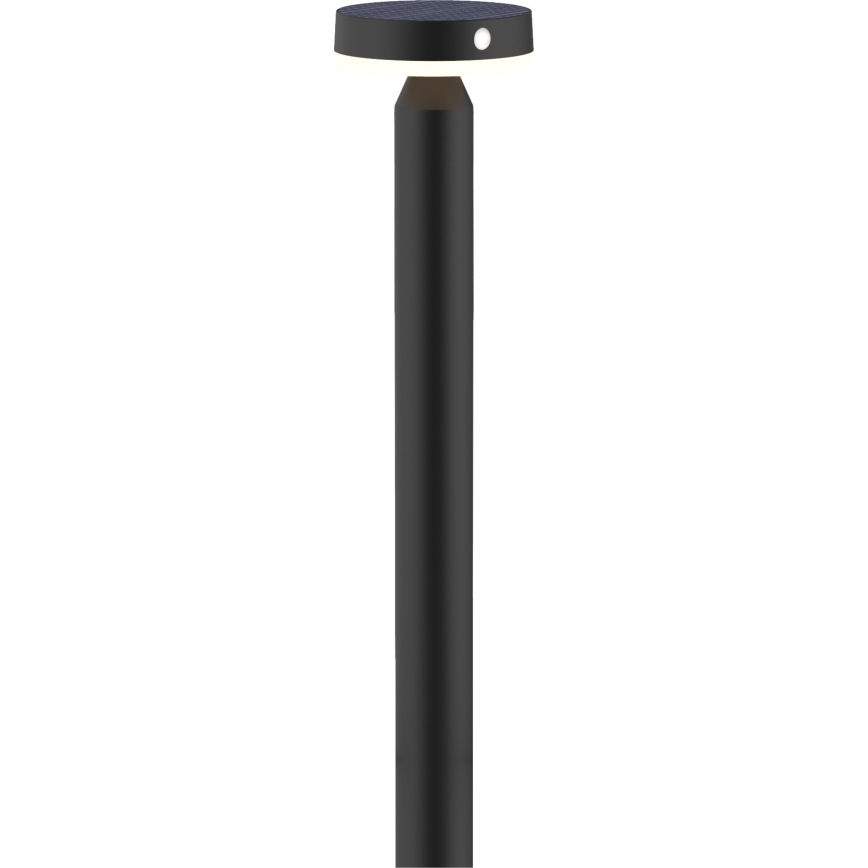LED solcellslampa med sensor GWINEA LED/4,5W/3,7V 2000 mAh 50 cm IP44 svart