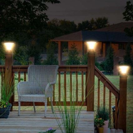 LED solcellslampa med sensor LED/15W/3,2V 4000K/6000K IP65