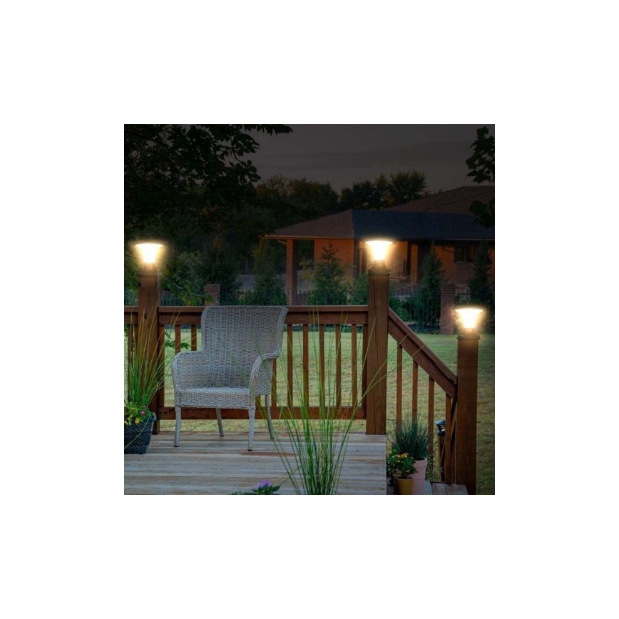 LED solcellslampa med sensor LED/15W/3,2V 4000K/6000K IP65