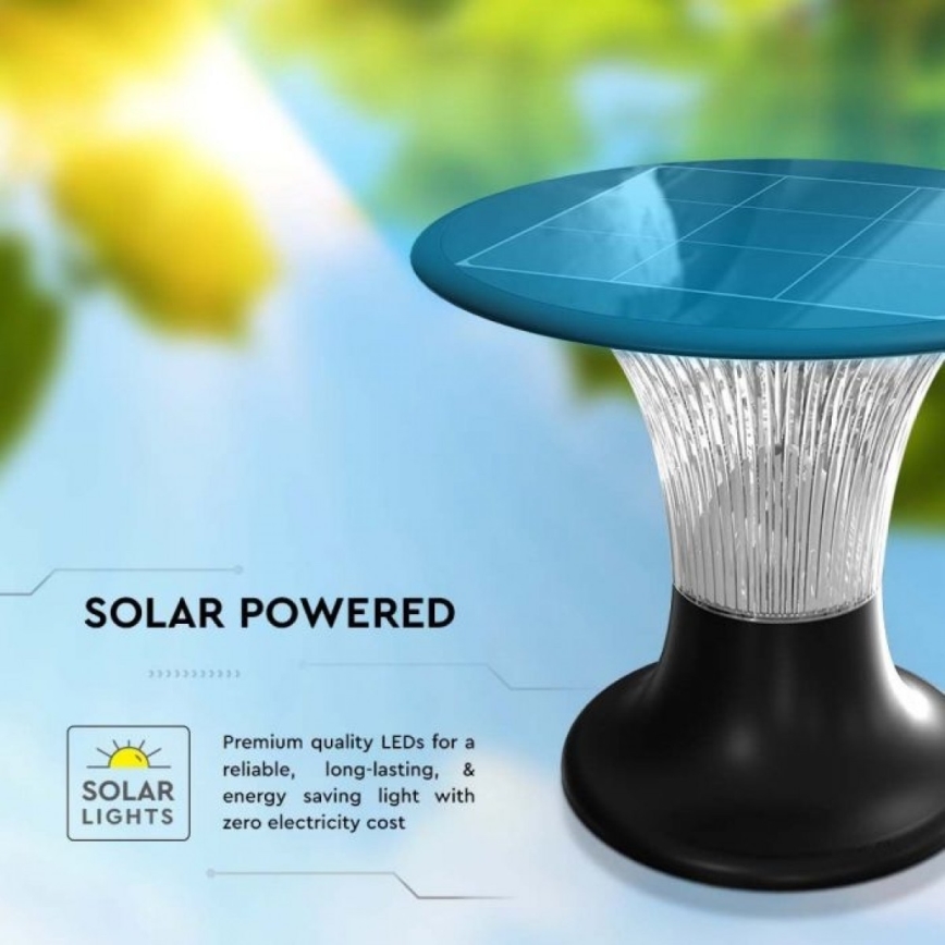 LED solcellslampa med sensor LED/15W/3,2V 4000K/6000K IP65