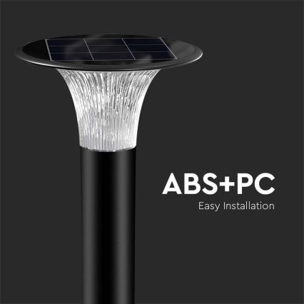 LED solcellslampa med sensor LED/15W/3,2V 4000K/6000K IP65