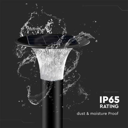 LED solcellslampa med sensor LED/15W/3,2V 4000K/6000K IP65