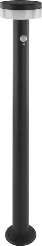LED solcellslampa med sensor LED/2W/3,7V 1200 mAh IP44 80 cm