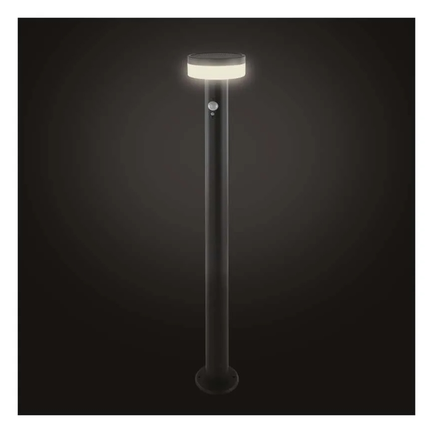 LED solcellslampa med sensor LED/2W/3,7V 1200 mAh IP44 80 cm