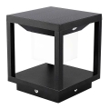 LED Solcellslampa med sensor LED/2W/5,5V 3000K IP65 2600 mAh svart