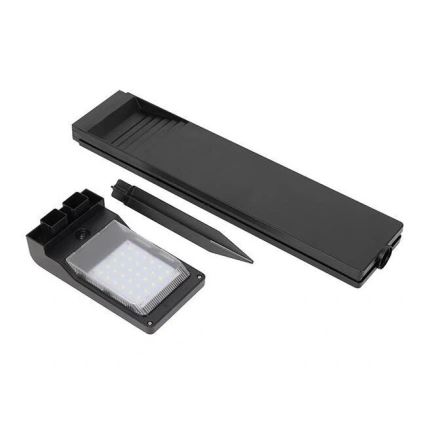 LED solcellslampa med sensor LED/3,7V 4000K 41,3 cm 2200 mAh IP65