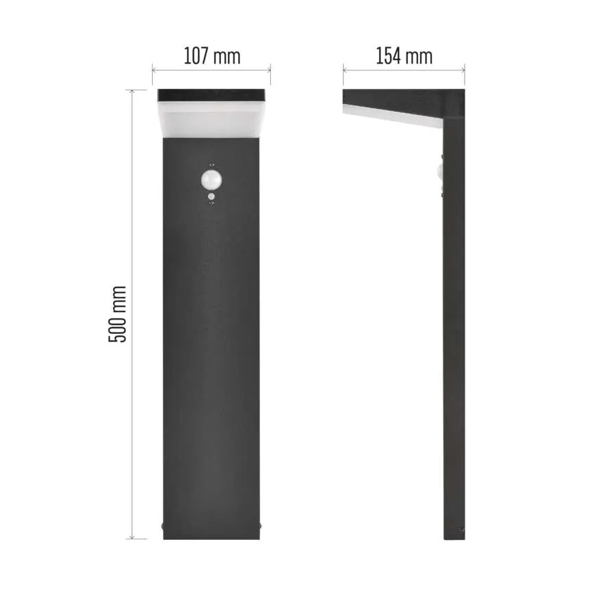 LED solcellslampa med sensor LED/4,4W/3,7V 2200 mAh IP44