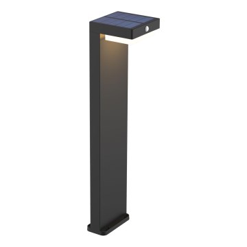 LED solcellslampa med sensor MALI LED/4,5W/3,7V 2000 mAh IP44 svart