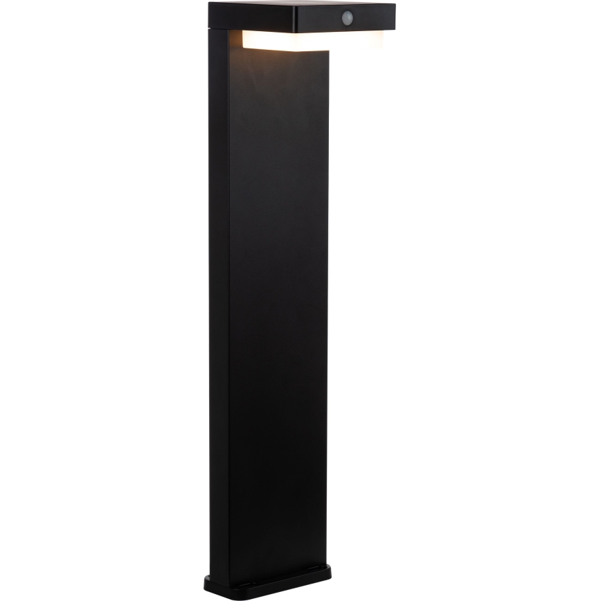 LED solcellslampa med sensor MALI LED/4,5W/3,7V 2000 mAh IP44 svart