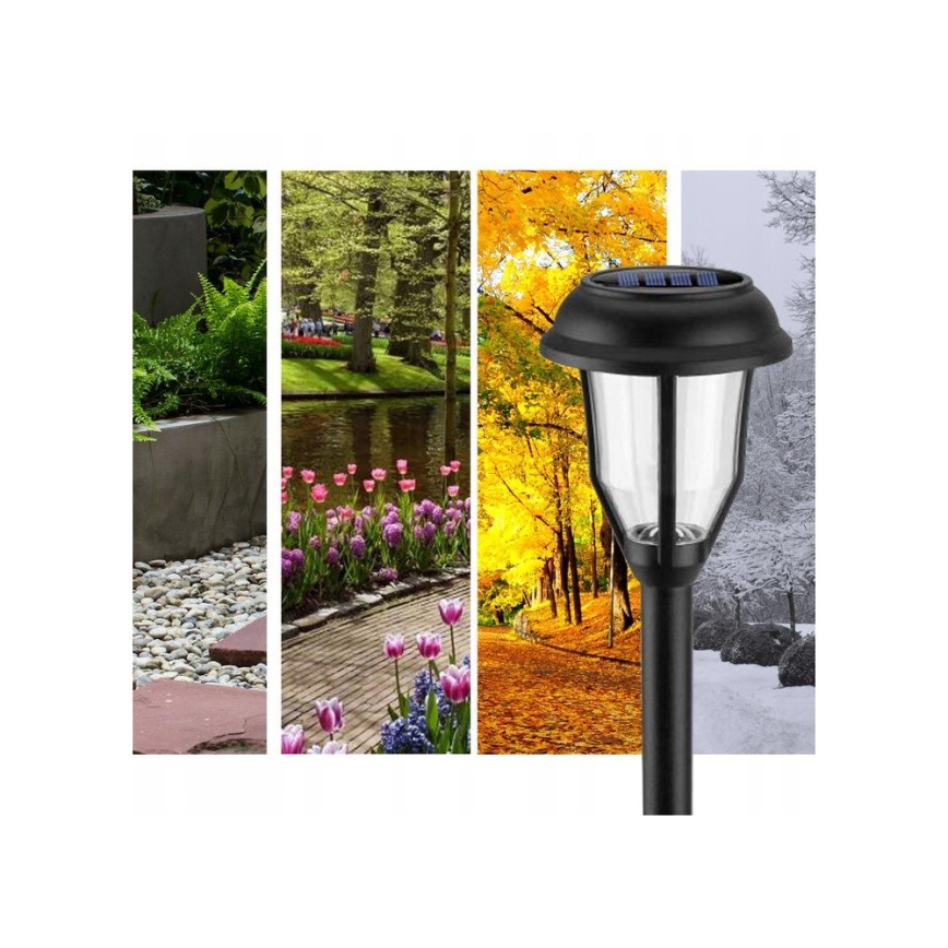 LED Solcellslampa med skymningssensor LED/2V IP44