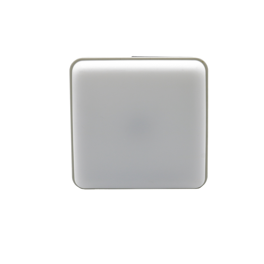 LED Ljusreglerad uppladdningsbar solcell lampa med strömbanksfunktion LED/1W/5,5V 8000K IPX4 1200 mAh grå