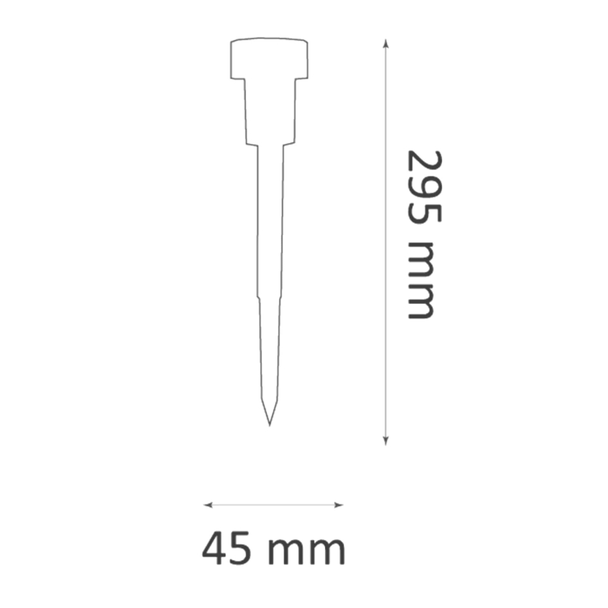 LED solcellslampa STIK LED/1,2V IP44