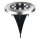 LED Solcellslampa till uppfart SOLLY LED/1,2V 6500K diameter 11,5 cm 300 mAh IP44 matt krom