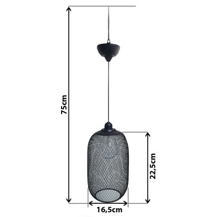 LED solcellsljuskrona på snöre MEGGY 1,2V 200 mAh IP44