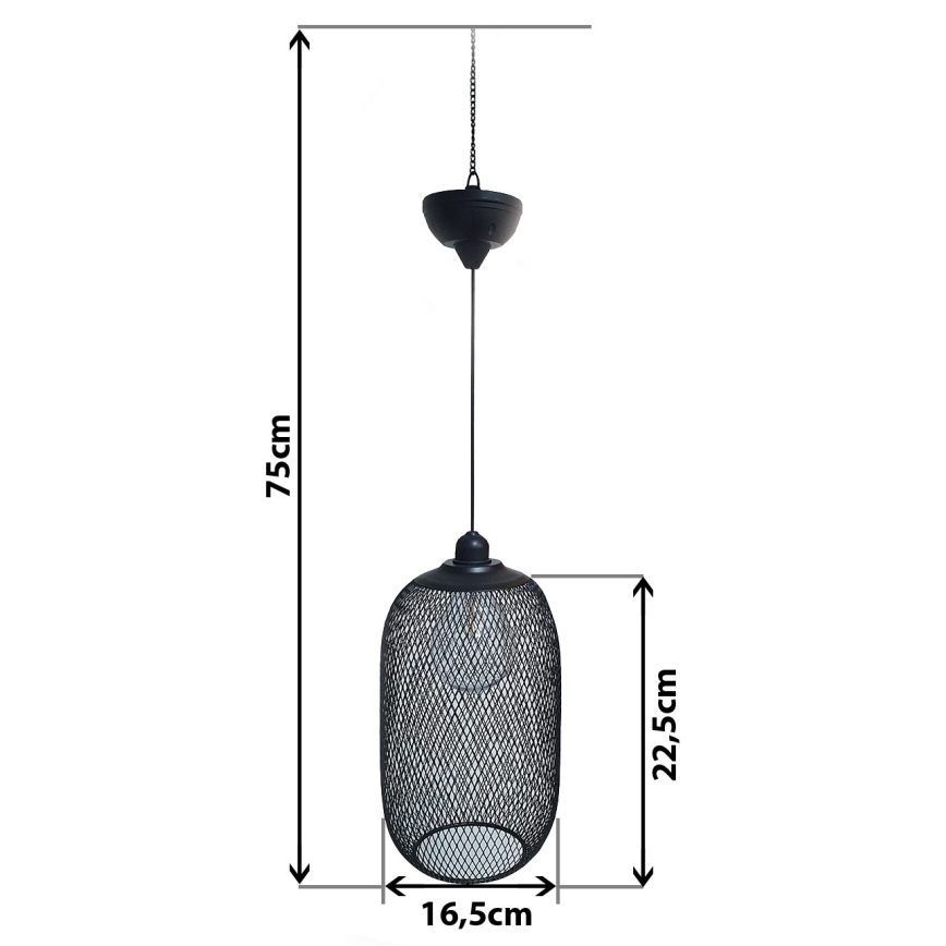 LED solcellsljuskrona på snöre MEGGY 1,2V 200 mAh IP44