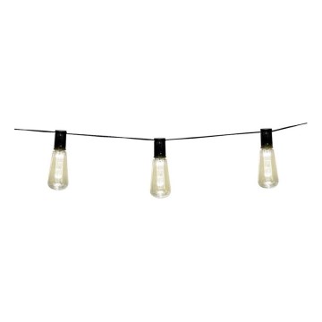 LED Solcellsljusslinga 3,35 m 10xLED/1,2V 600 mAh
