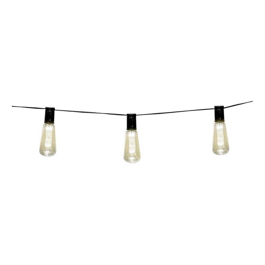 LED solcellsljusslinga 3,35m 10xLED/1,2V