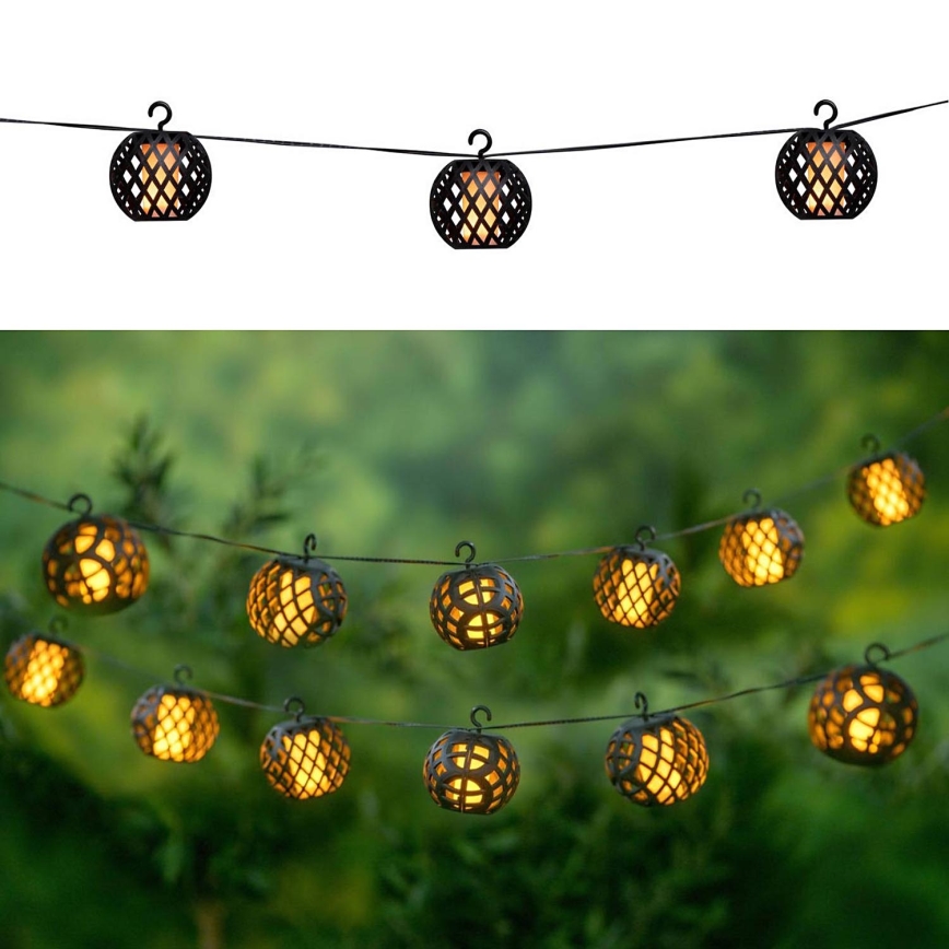 LED solcellsljusslinga 3,8m 8xLED/1,2V