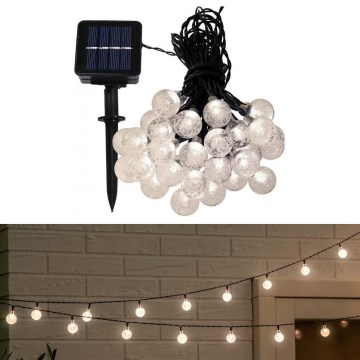 LED solcellsljusslinga 6,9m 50xLED/1,2V