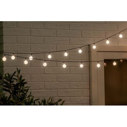 LED solcellsljusslinga 6,9m 50xLED/1,2V