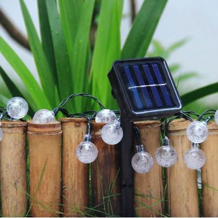 LED solcellsljusslinga 6,9m 50xLED/1,2V