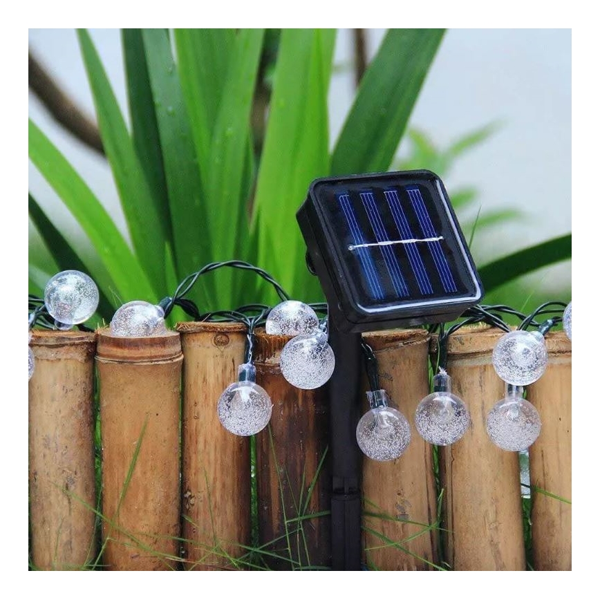 LED solcellsljusslinga 6,9m 50xLED/1,2V