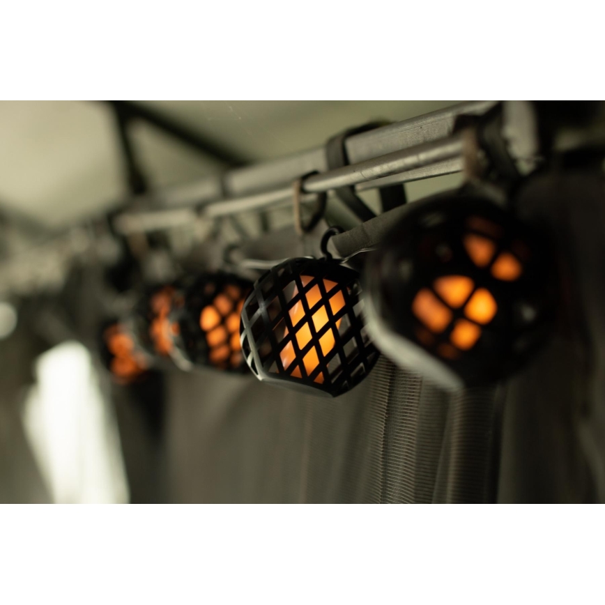 LED solcellsljusslinga 60xLED/2m 400 mAh IP44